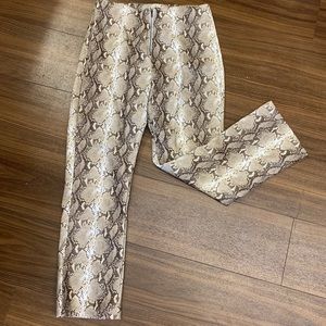 Snake print Pants